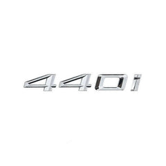 Genuine BMW 440i Replacement Badge In Silver (F32/F33/F36)