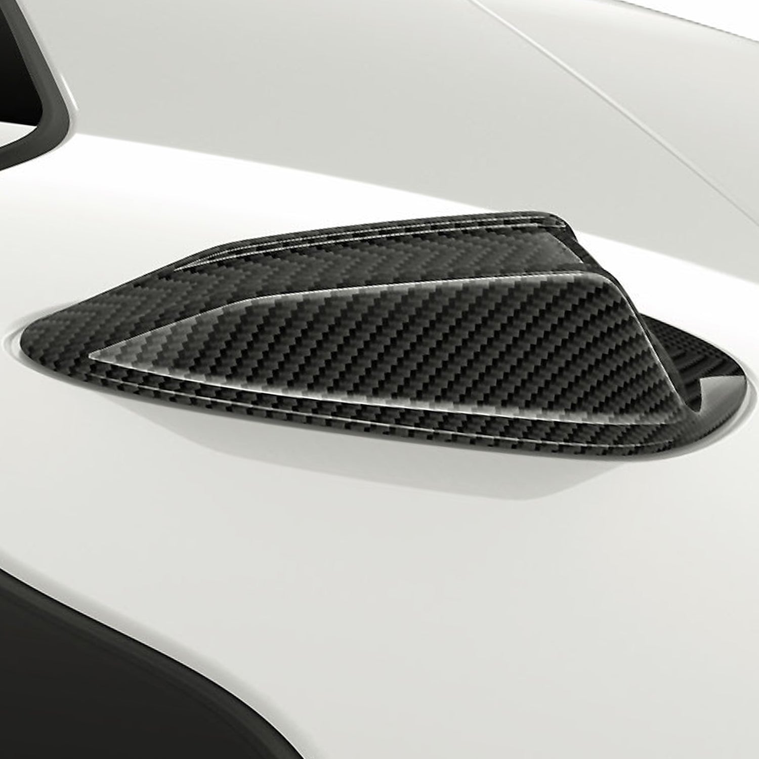 Genuine BMW G Series Roof Antenna In Gloss Carbon Fibre
