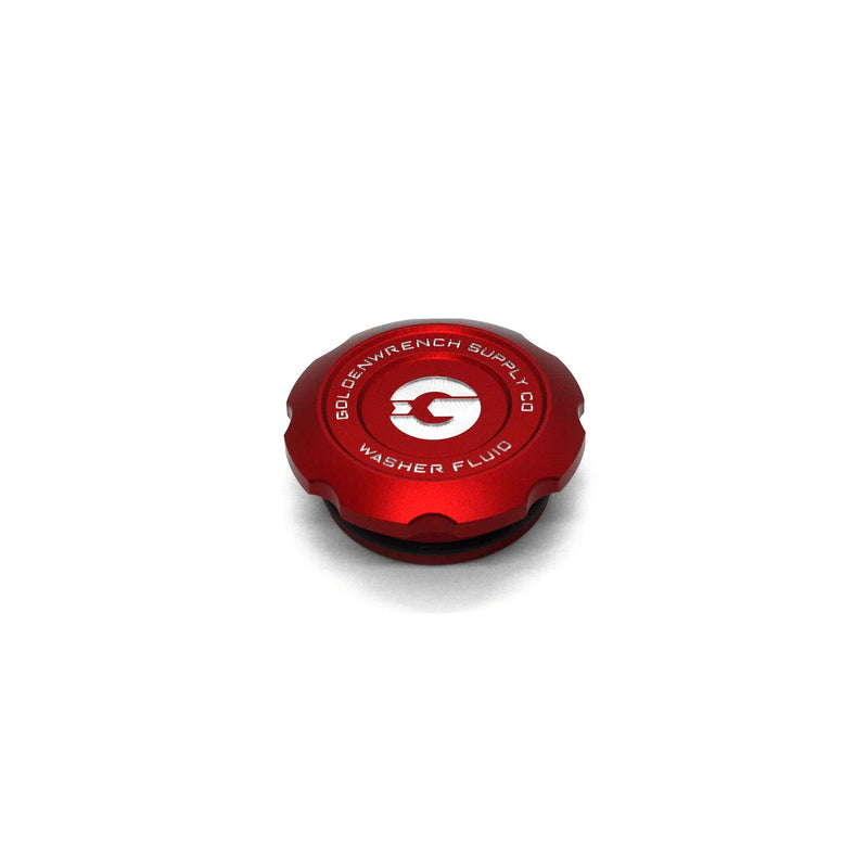 GoldenWrench BMW F Series BLACKLINE Billet Washer Fluid Cap