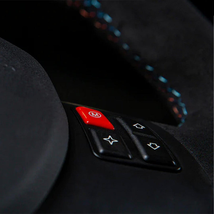 IND BMW M3 M Steering Wheel Button In Red (E90/E92/E93)-R44 Performance