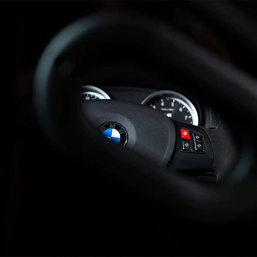 IND BMW M3 M Steering Wheel Button In Red (E90/E92/E93)-R44 Performance