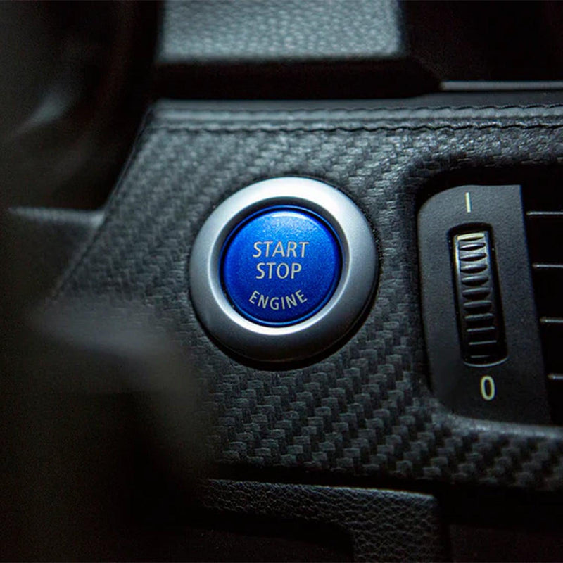 IND BMW M3/3 Series Start-Stop Engine Button In Blue (E90/E92/E93)-R44 Performance