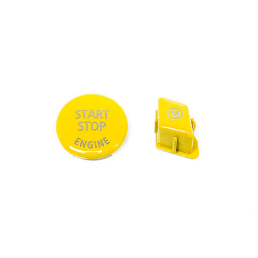 IND BMW M3/3 Series Start-Stop Engine Button In Yellow (E90/E92/E93)-R44 Performance