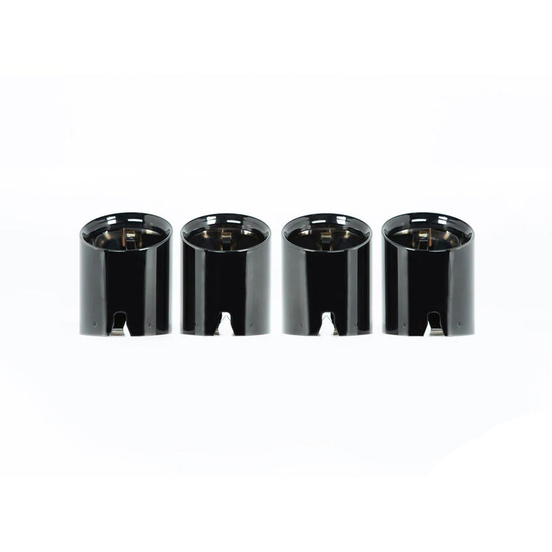IND BMW M3/M4 Exhaust Tips In Black Chrome (G80/G82/G83)-R44 Performance