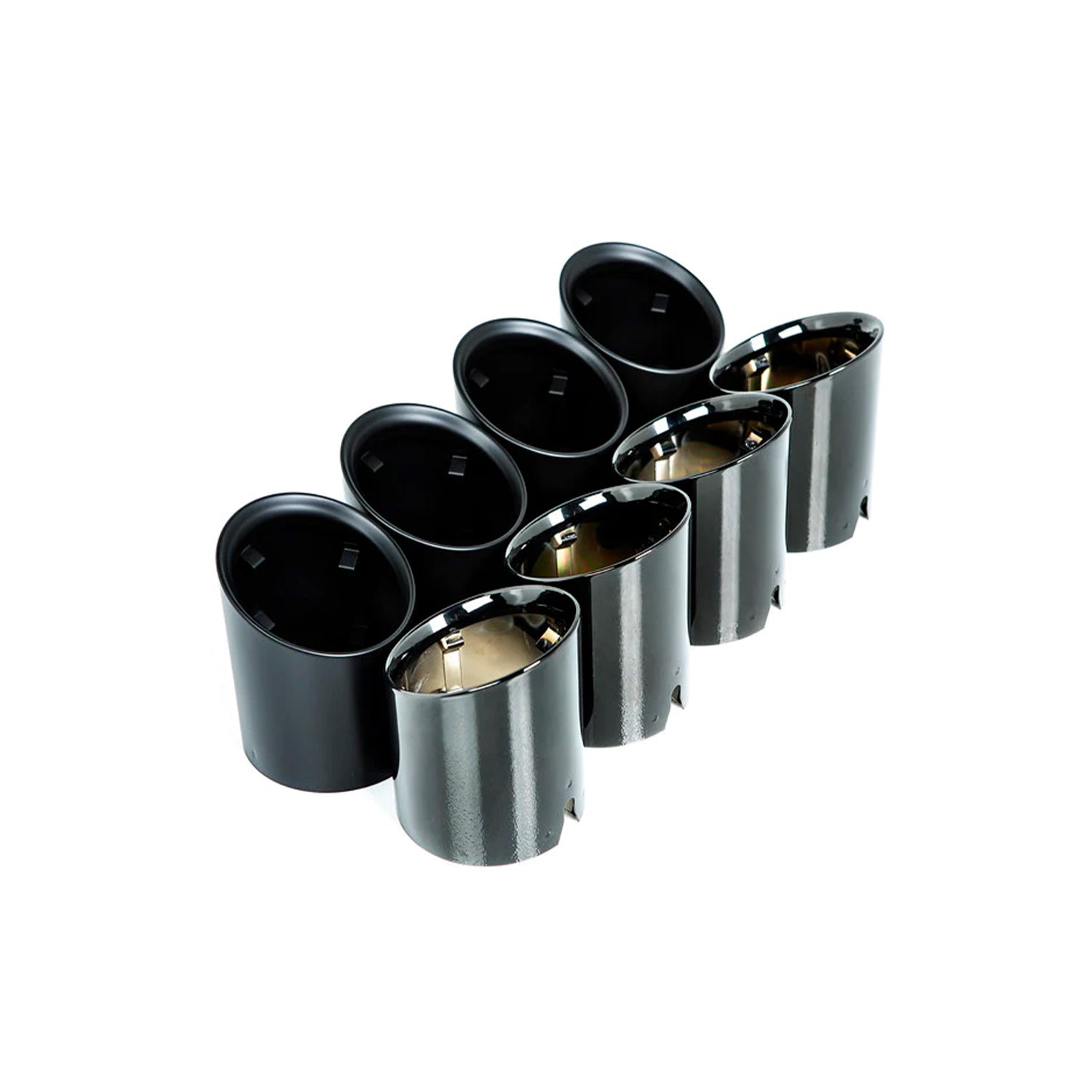 IND BMW M3/M4 Exhaust Tips In Black Chrome (G80/G82/G83)-R44 Performance