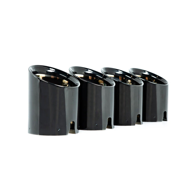 IND BMW M3/M4 Exhaust Tips In Black Chrome (G80/G82/G83)-R44 Performance