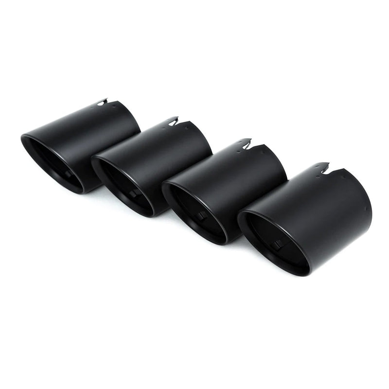 IND BMW M3/M4 Exhaust Tips In Matte Black (G80/G82/G83)-R44 Performance