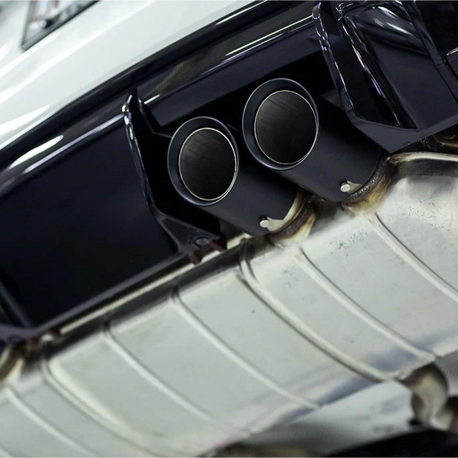 IND BMW M3/M4 Exhaust Tips In Matte Black (G80/G82/G83)-R44 Performance