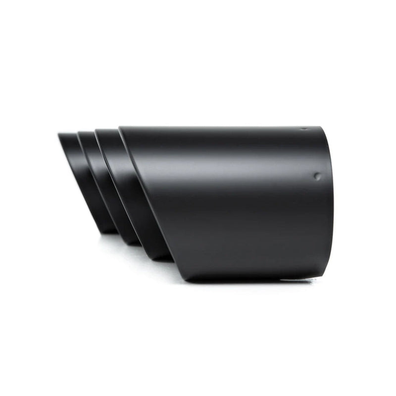 IND BMW M3/M4 Exhaust Tips In Matte Black (G80/G82/G83)-R44 Performance