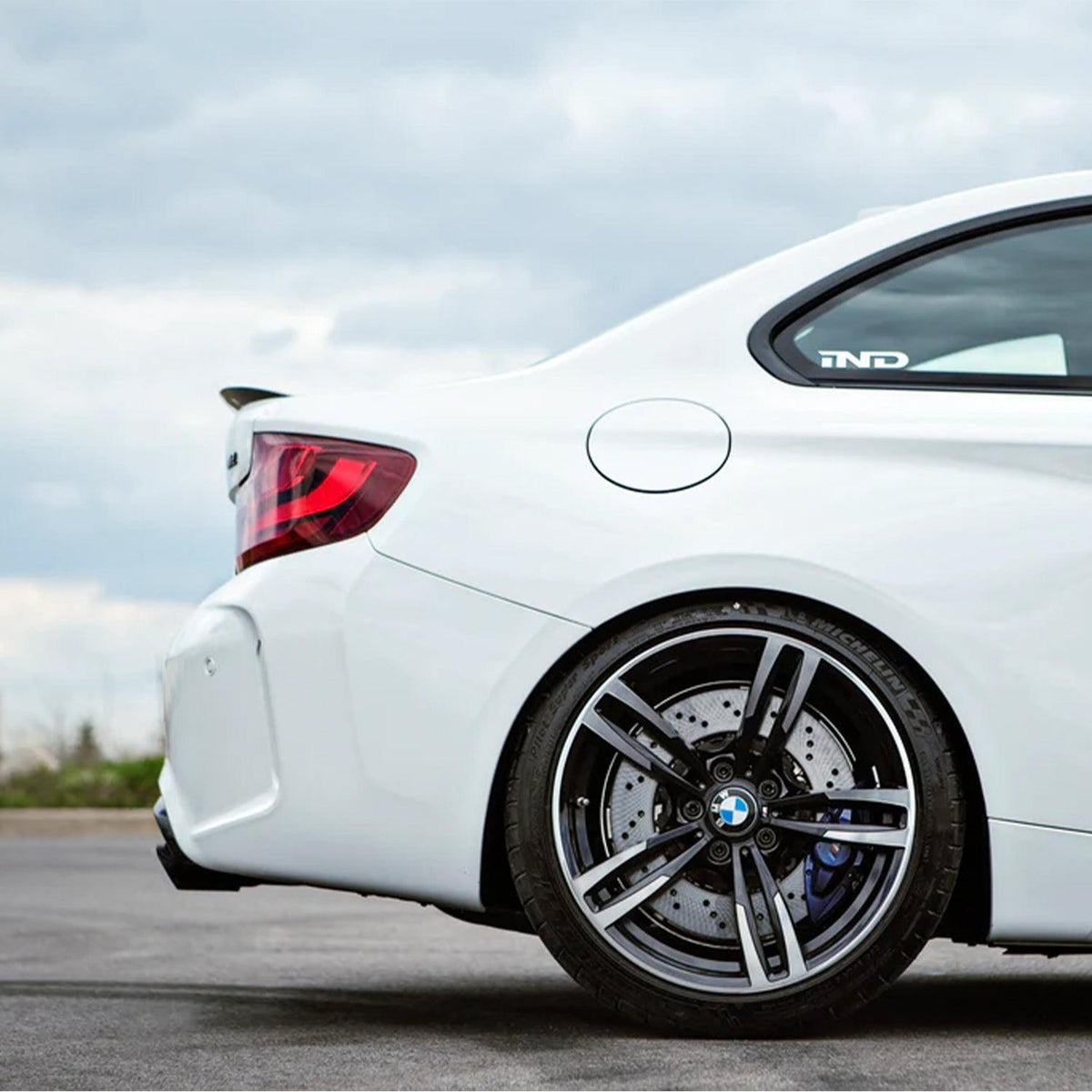 IND BMW M3/M4/M2 Comp Exhaust Tips In Matte Black (F80/F82/F83/F87)