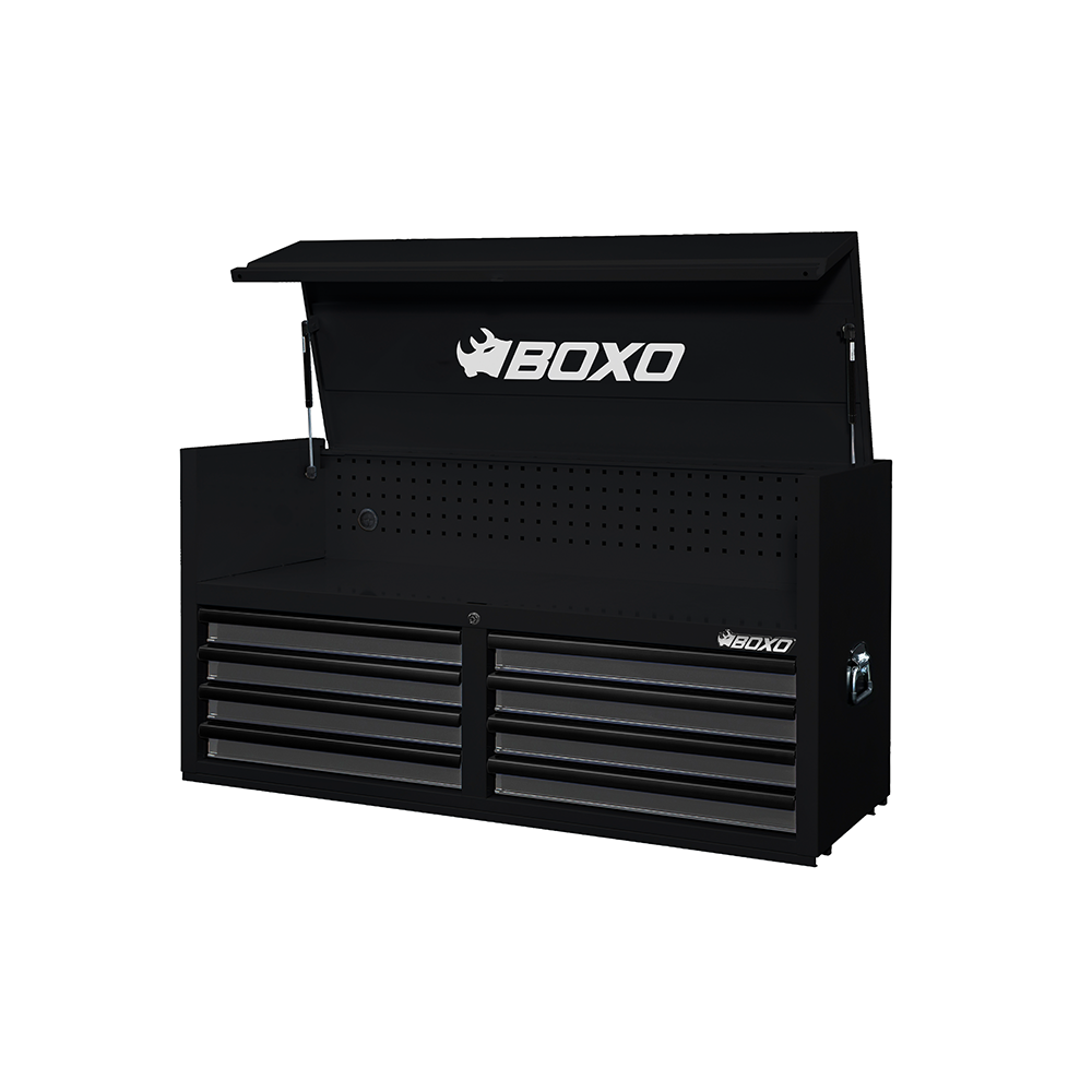 BOXO 53" 8 Drawer Top Box with Drawer Trim Pack - Black Body & Trim Colour Options