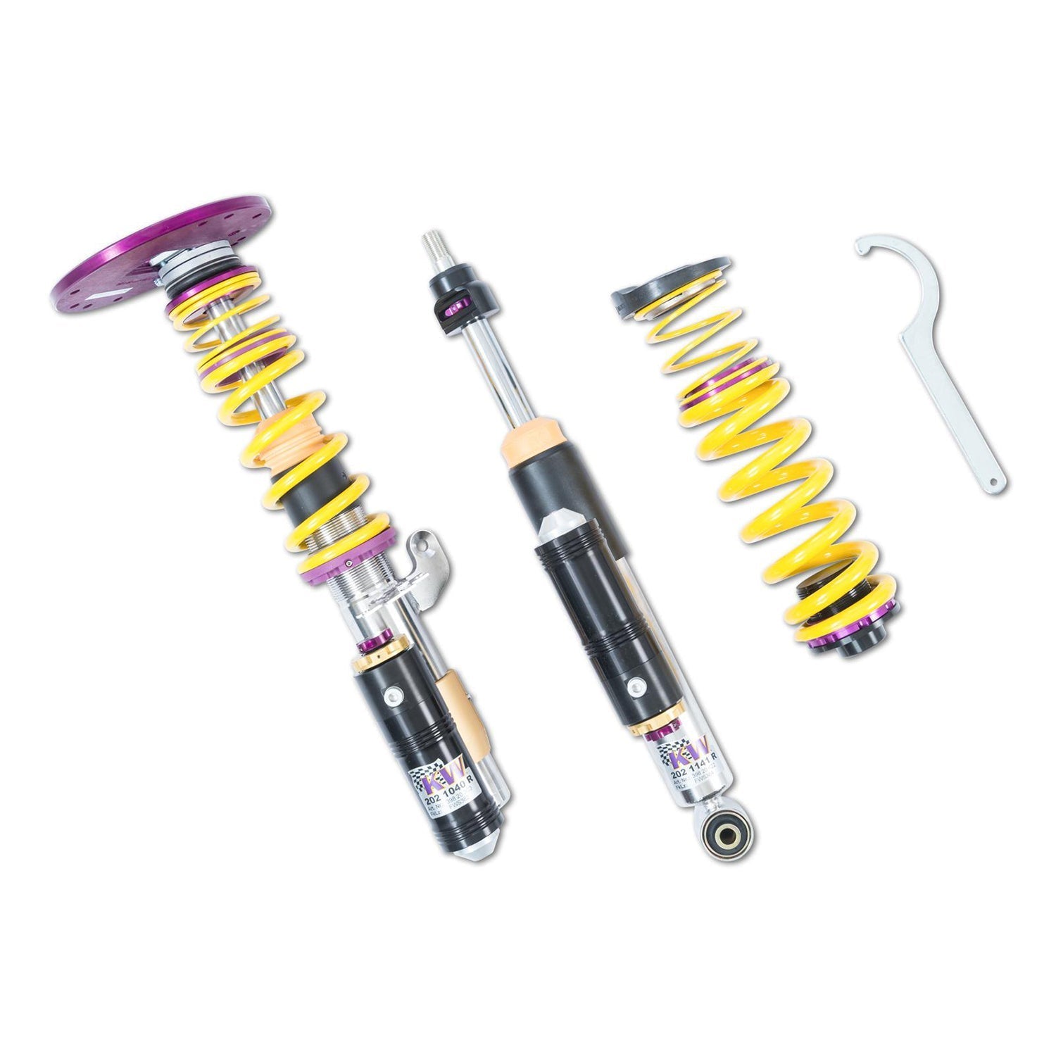KW BMW M2 Clubsport V4 Coilover Kit (F87) with 3-Way Adjustment-R44 Performance