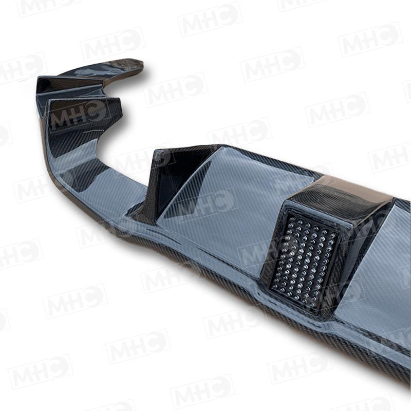 MHC+ BMW M2/M2 Competition Aggressive LED Diffuser In Pre Preg Carbon Fibre (F87)-R44 Performance