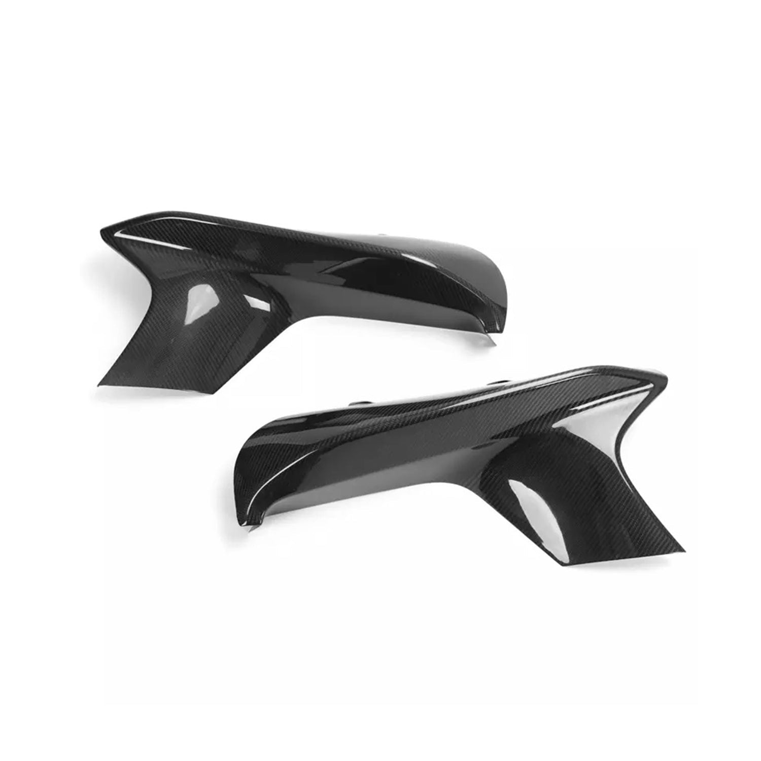 MHC BMW M5 Front Winglets In Gloss Carbon Fibre (F90)-R44 Performance