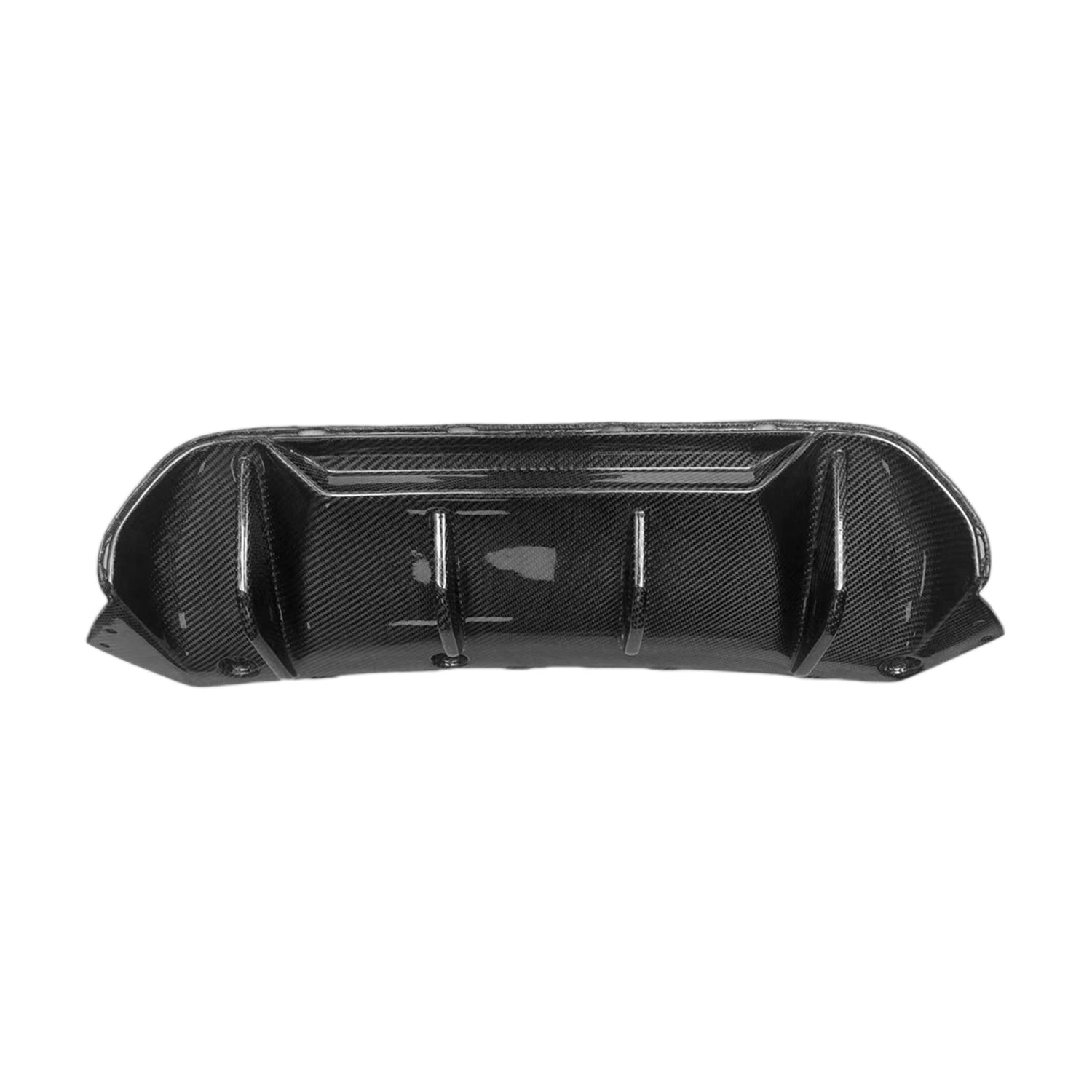 MHC BMW M5 Performance Style Central Rear Diffuser In Gloss Carbon Fibre (F90)-R44 Performance