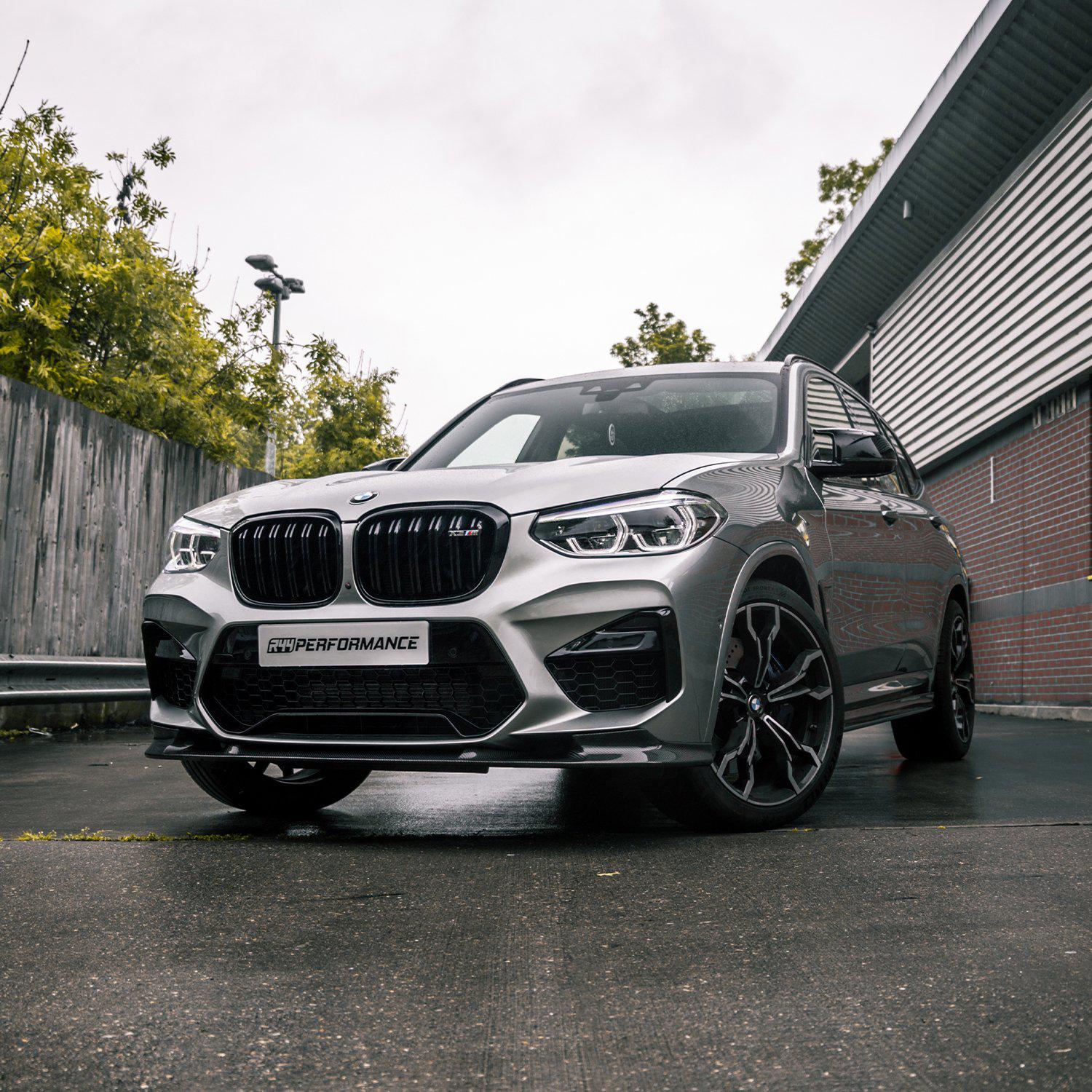 MHC BMW X3M/X4M Performance Style Front Splitter In Gloss Carbon Fibre (F97/F98)-R44 Performance