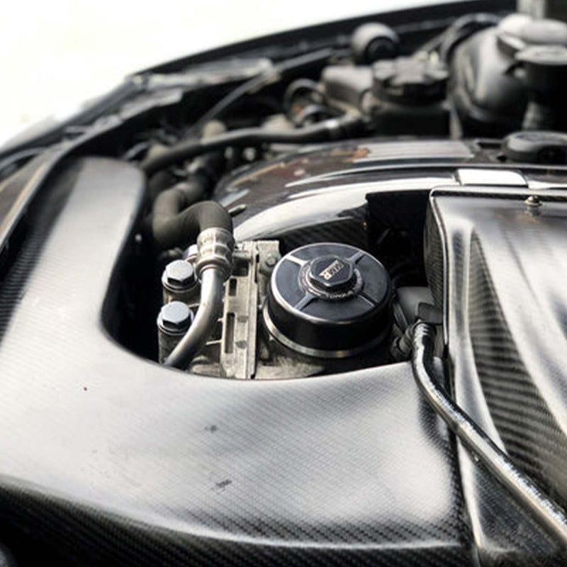 MMR BMW Oil Thermostat Lid And Caps Black - N54/N55/S55-R44 Performance
