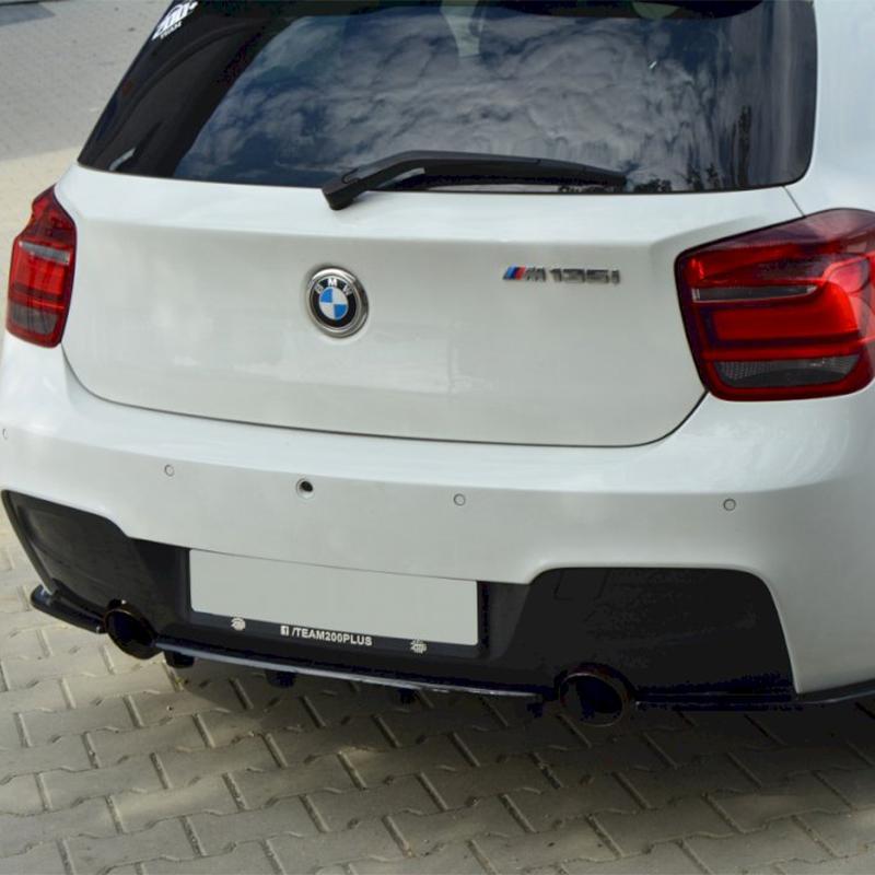 Maxton Central Rear Splitter BMW 1 F20/F21 M-Power (With Vertical Bars)-R44 Performance
