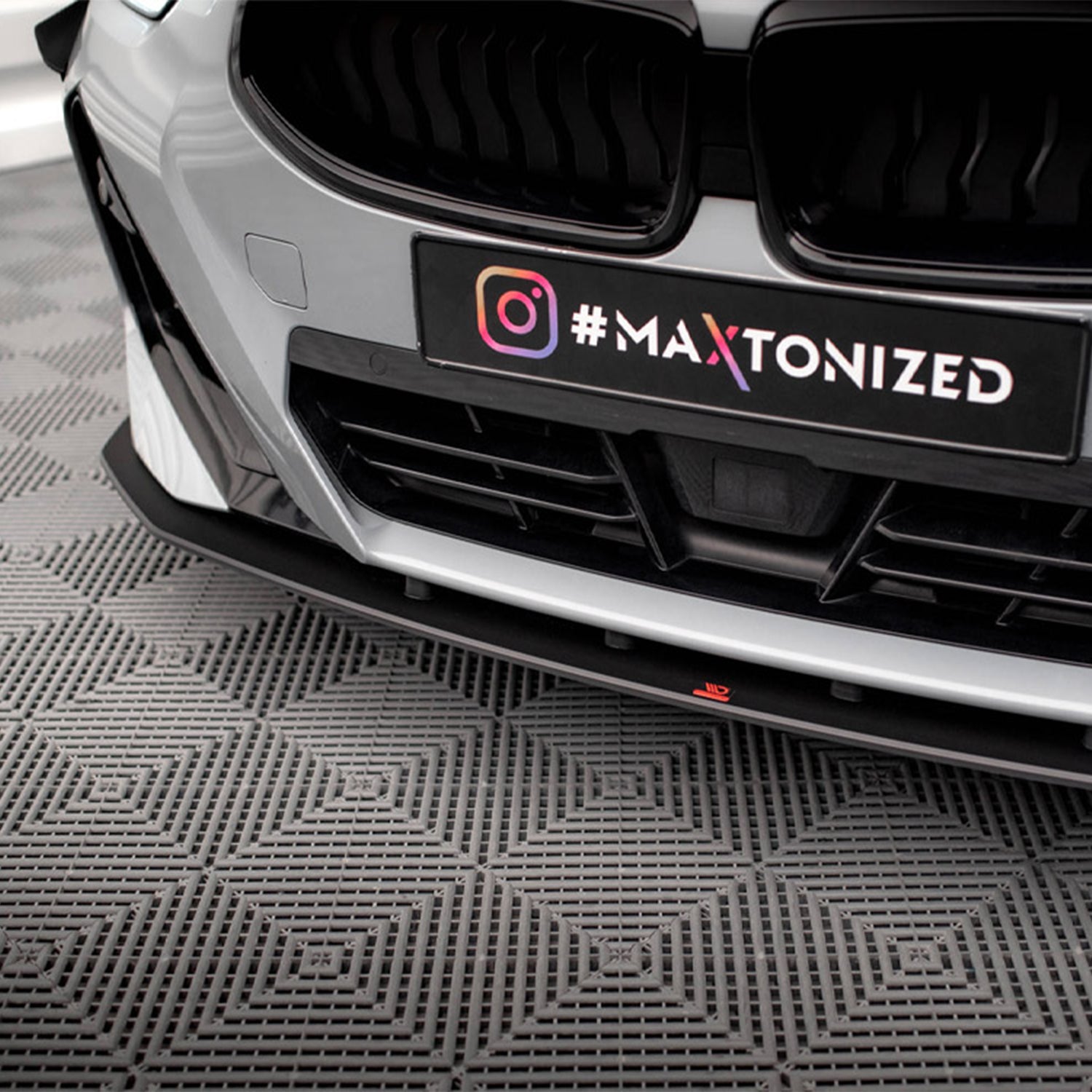 Maxton Design BMW G42 M240i Street Pro Front Splitter In Black