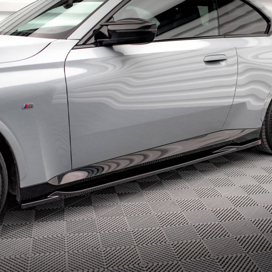 Maxton Design BMW G42 M240i V2 Gloss Black Side Skirts