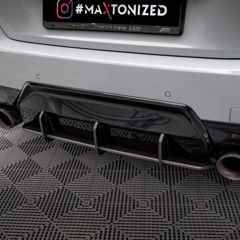 Maxton Design BMW G42 M240i Street Pro Rear Diffuser In Black