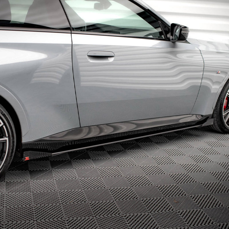 Maxton Design BMW G42 M240i Street Pro Side Skirts In Black