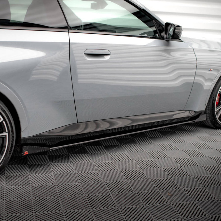 Maxton Design BMW G42 M240i Street Pro Side Skirts In Black