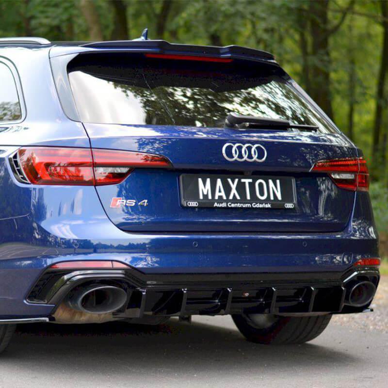 Maxton Design Spoiler Extension Audi RS4 B9 Avant (2017-Up)-R44 Performance