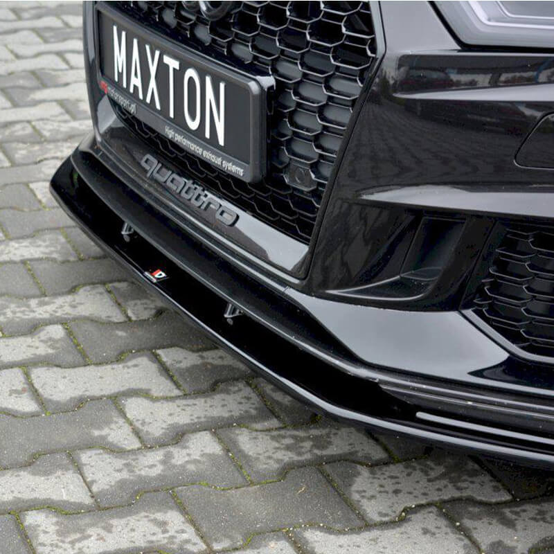 Maxton Front Splitter V.1 Audi RS3 8V Facelift Sportback (2017 - 20)-R44 Performance