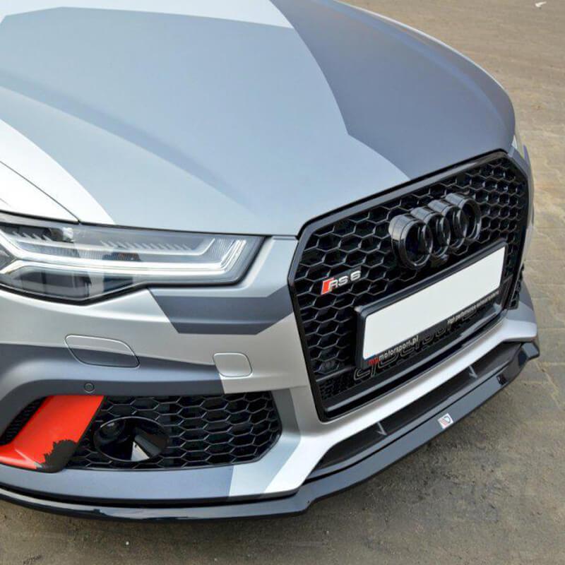 Maxton Front Splitter V.2 Audi Rs6 C7 (2013-Up)-R44 Performance