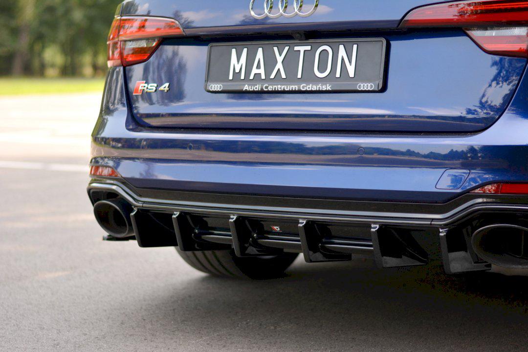 Maxton Rear Valance Audi RS4 B9 Avant (2017-Up)-R44 Performance