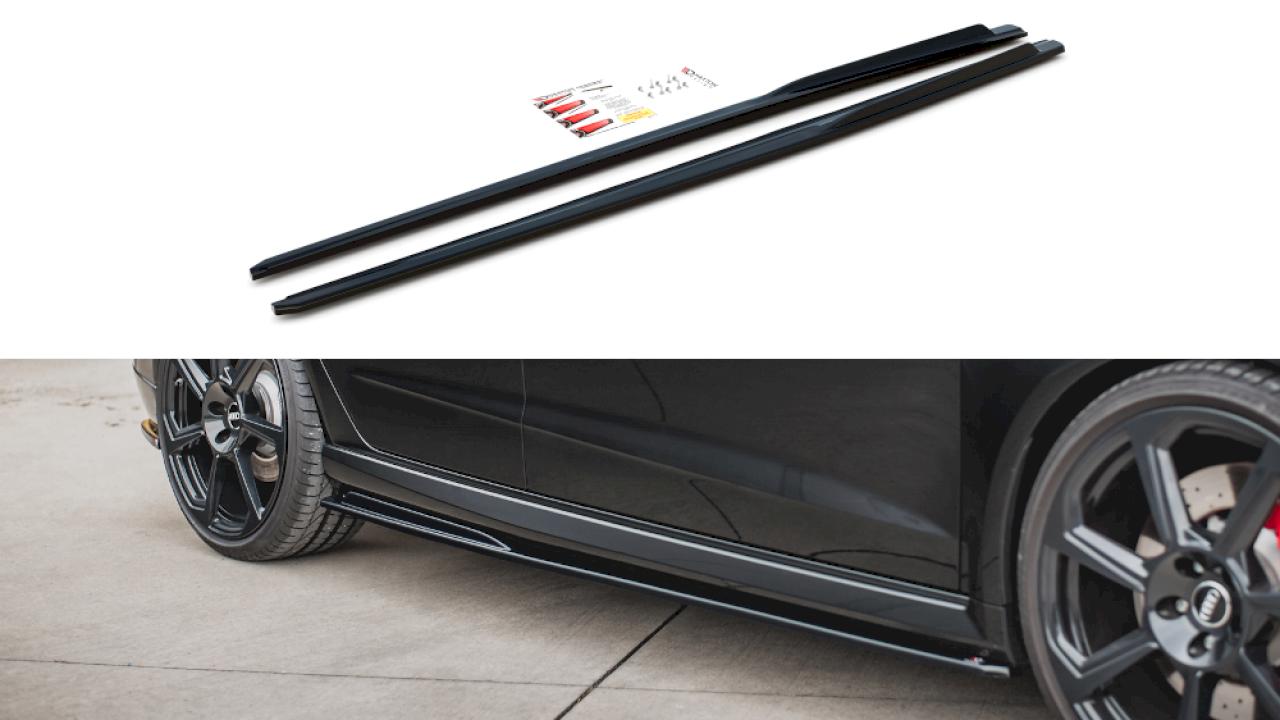 Maxton Side Skirts Diffusers V.2 Audi RS3 8V Sportback Facelift (2017-Up)-R44 Performance