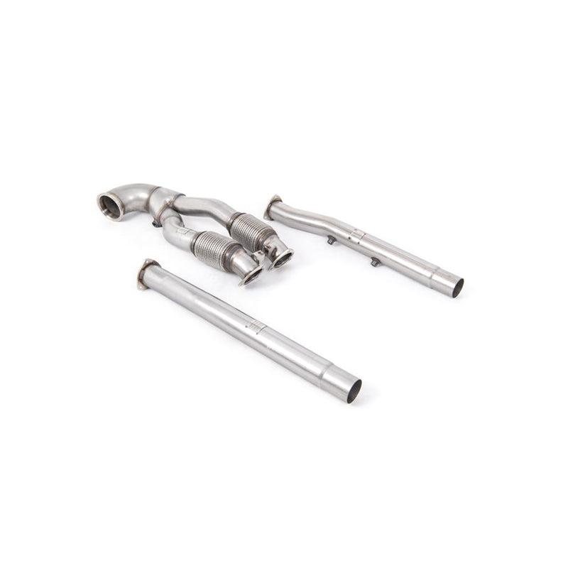 Milltek Sport Audi RS3 Saloon V2 Large Bore Downpipe & Decat Exhaust With GPF Bypass (8Y)-R44 Performance