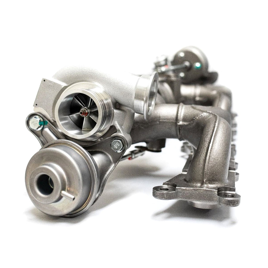 Pure Turbos BMW N54 Stage 2 Cast Turbos 500whp (E9X 335i LHD) - R44 Performance
