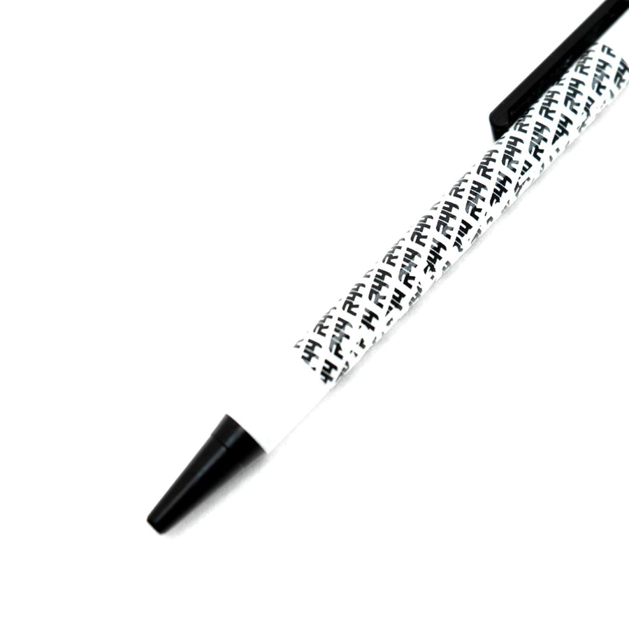 R44 Ballpoint Pen with Performance Design in Gloss White and Blue Ink-R44 Performance