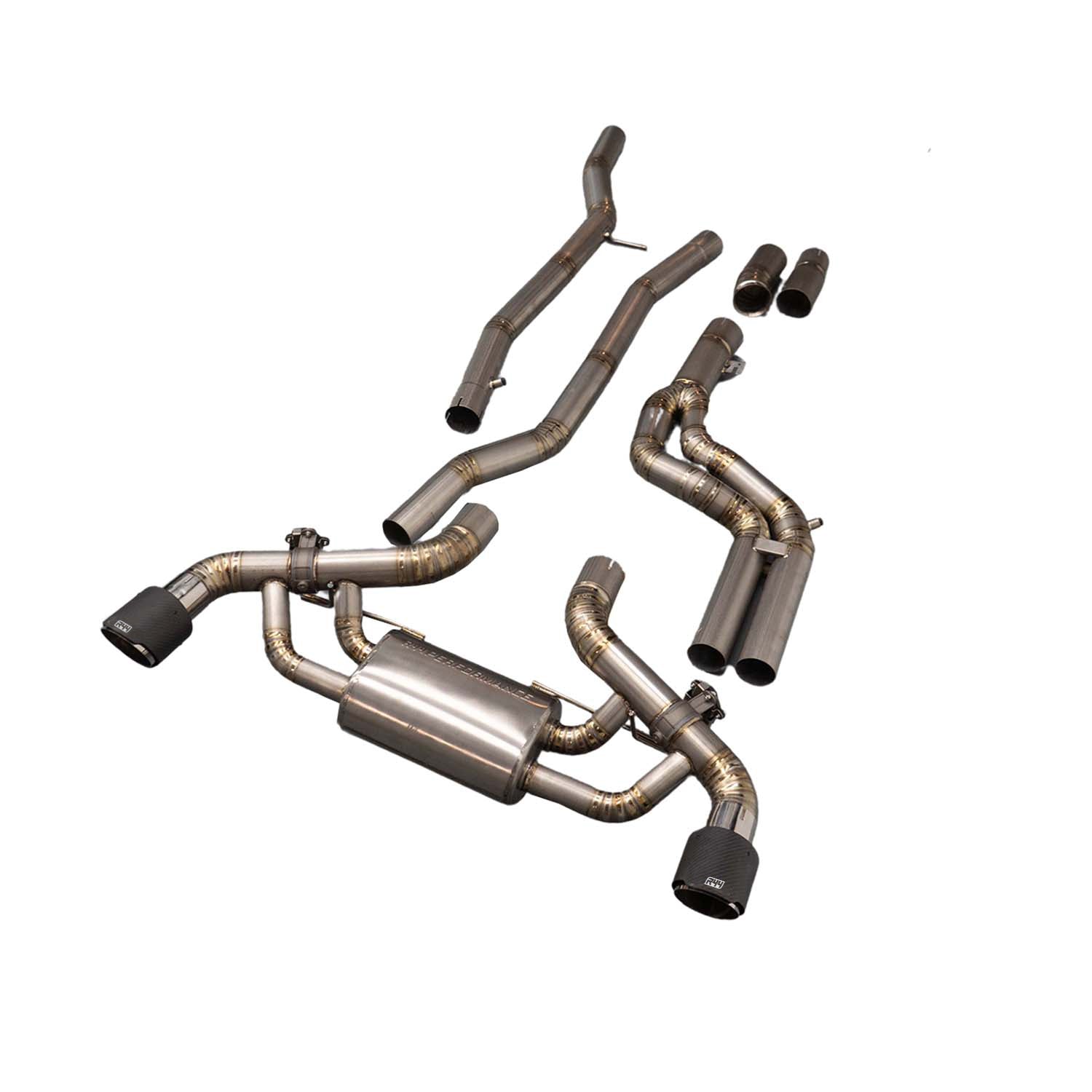 R44 Toyota Supra A90 Titanium Exhaust Cat-Back System with Carbon tips-R44 Performance