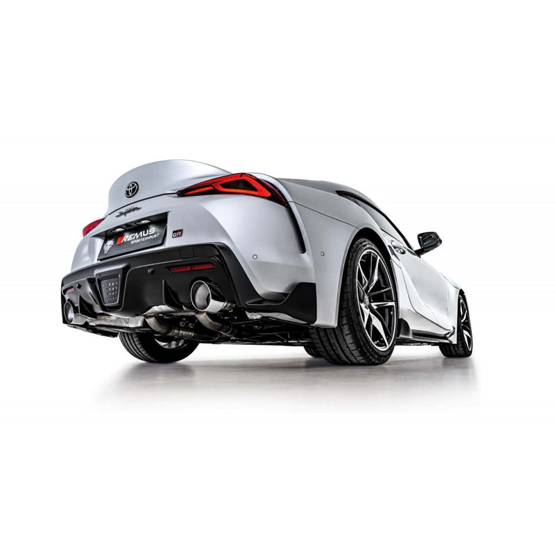 Remus Toyota Supra A90 MK5 Axle Back Exhaust System with Black / Chrome Tips-R44 Performance