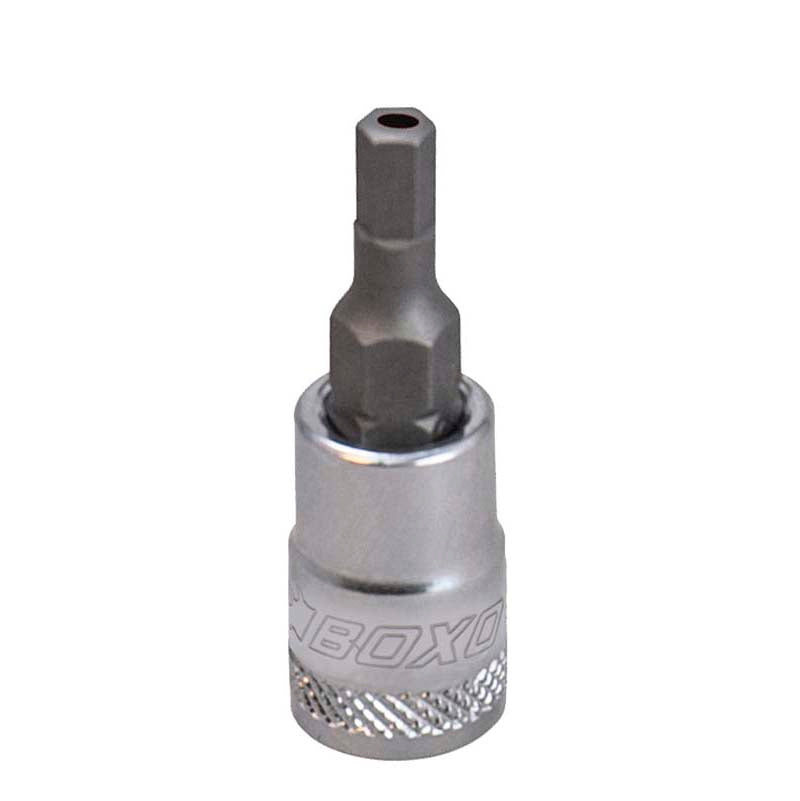 BOXO 1/4" Tamperproof Hex Bit Sockets - Sizes H2.5 to H8