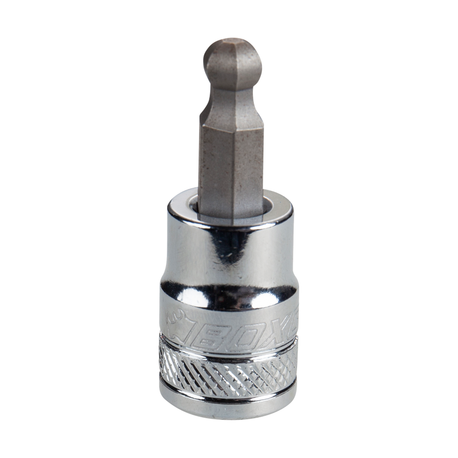 BOXO 3/8" Ball Ended Hex Bit Sockets - Sizes H4 to H12