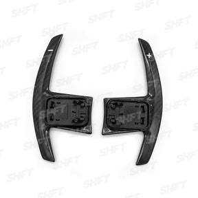 SHFT BMW G Series Automatic Paddle Shifters In Gloss/Matte Carbon Fibre-R44 Performance