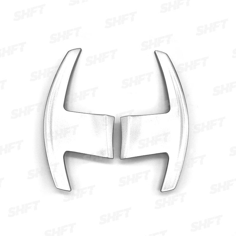 SHFT BMW G Series Automatic Paddle Shifters In Silver/Black Alloy-R44 Performance
