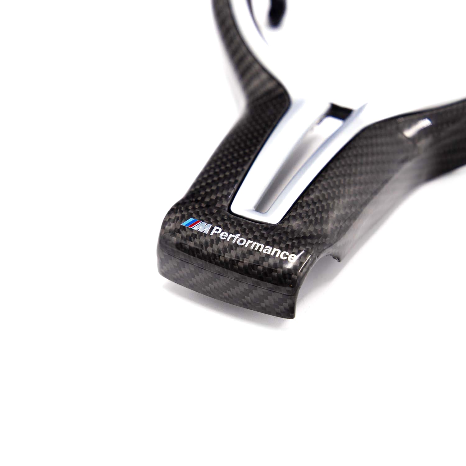 SHFT BMW M Car Steering Wheel Trim Insert In Gloss Carbon Fibre (F Series)-R44 Performance