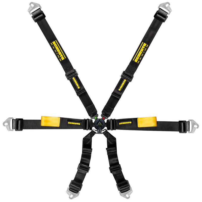 Schroth Enduro 6 Point Harness - Black