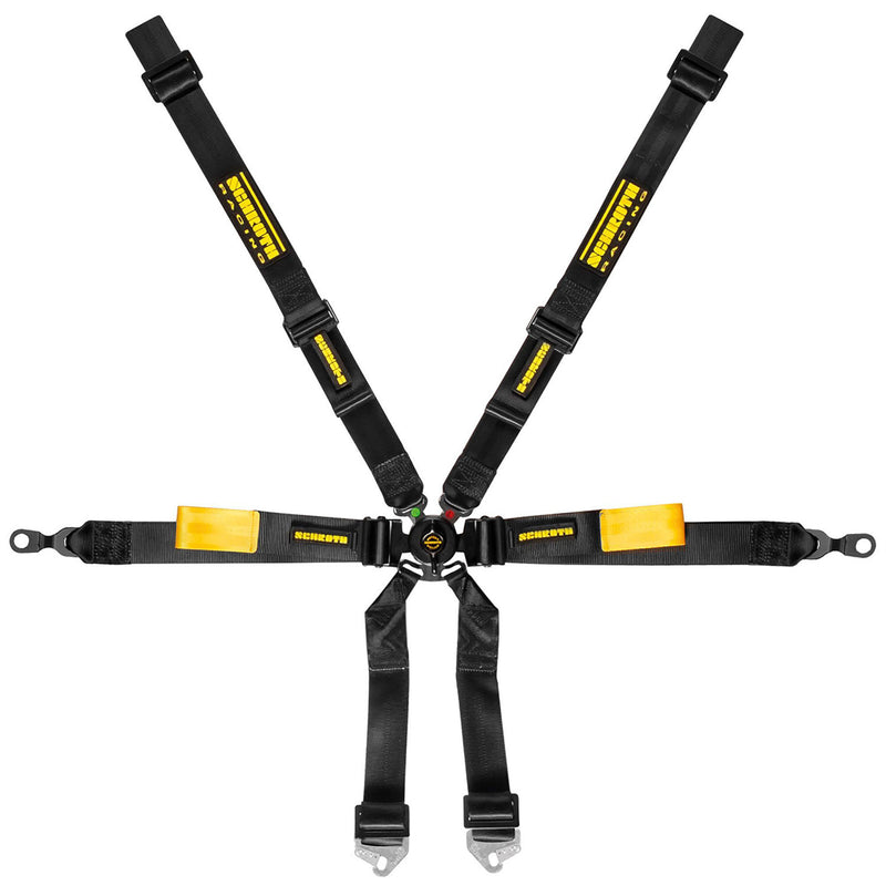 Schroth Enduro 6 Point Harness - Black Porsche