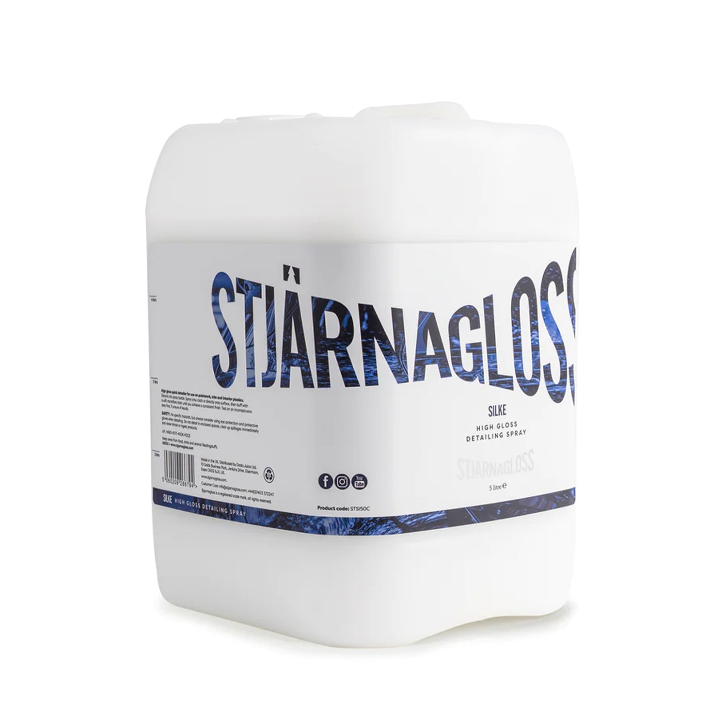 Stjarnagloss Silke High Gloss Detailing Spray 5 Litre Jug