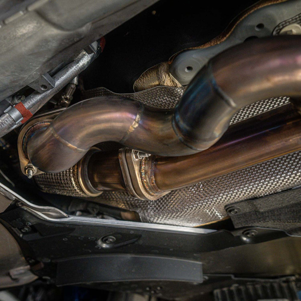 BMW M2 (G87) - ECE Valved Exhaust, MidSilencer Spare + Wicrom Tips (OE Actuators)