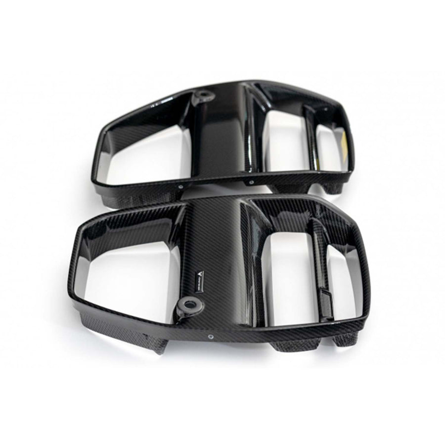 Vorsteiner VRS Aero Front Kidney Grille in Carbon Fibre for BMW M3 & M4 (2020+ G80 G82 G83)-R44 Performance