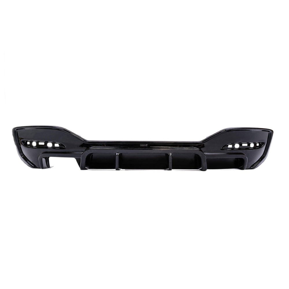 Black Rear Diffuser ZAERO Design BMW 1 Series LCI Gloss Black Rear Diffuser