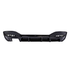 ZAERO Design BMW 1 Series LCI Single Exit EVO-1 Rear Diffuser In Gloss Black (F20/F21 118i, 120i, 125i, 120d M Sport)