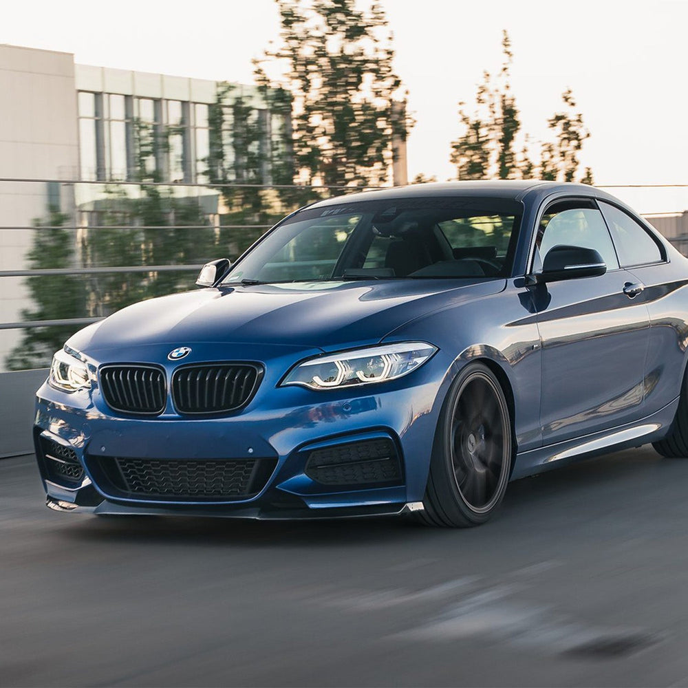 ZAERO Design BMW F22 M235i M240i Gloss Black Front Splitter